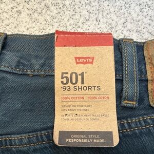 Levi's 501 '93 Shorts’ jeans NWT Men’s 40x32